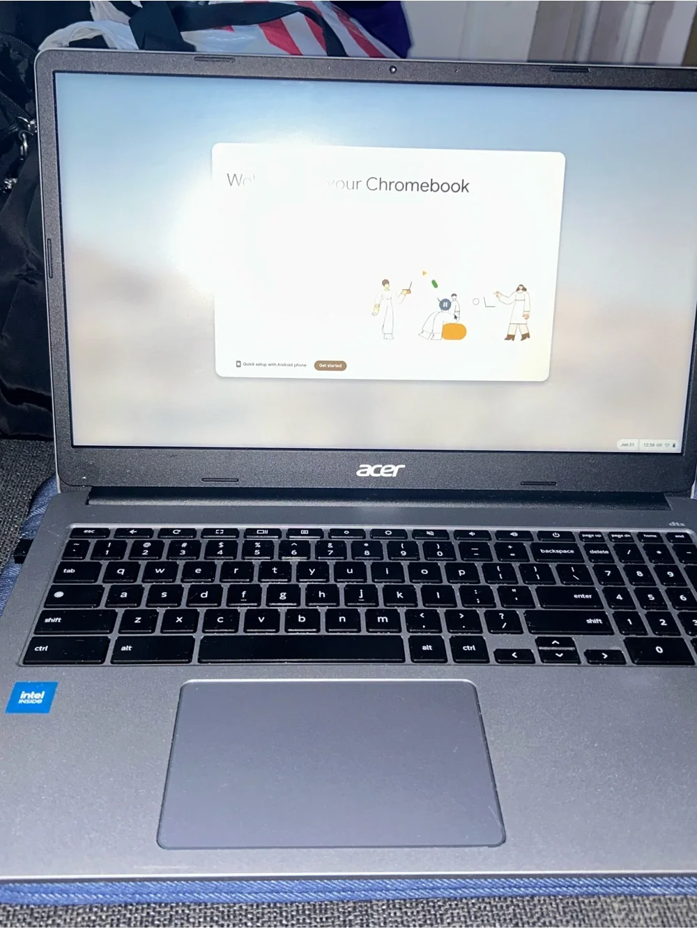 Acer Chromebook Laptop in Silver-Gray